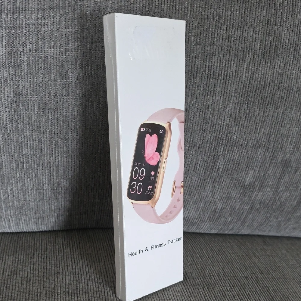 Womens Pink and Gold Health & Fitness Tracker By Amzhero New In Box